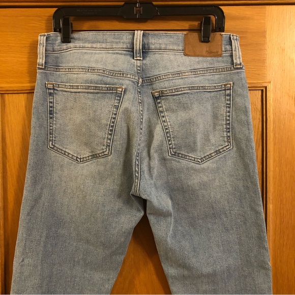 Madewell Mens Slim Fit in Light Hodgson Wash Jeans Size 31 - Picture 7 of 16